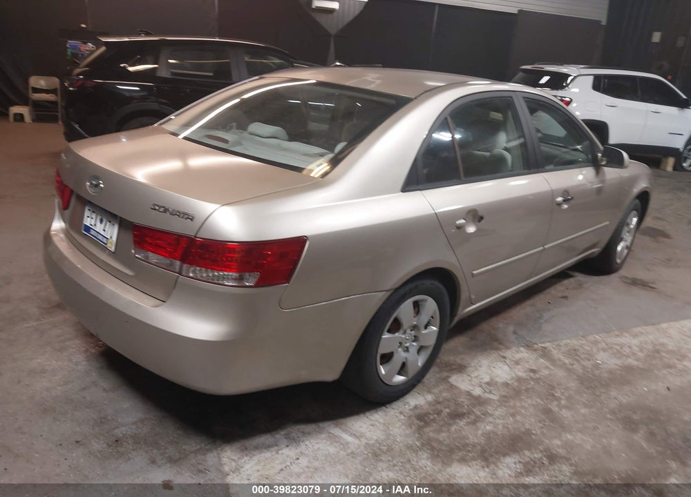 2006 HYUNDAI SONATA GL VIN: KMHET46C36A076655