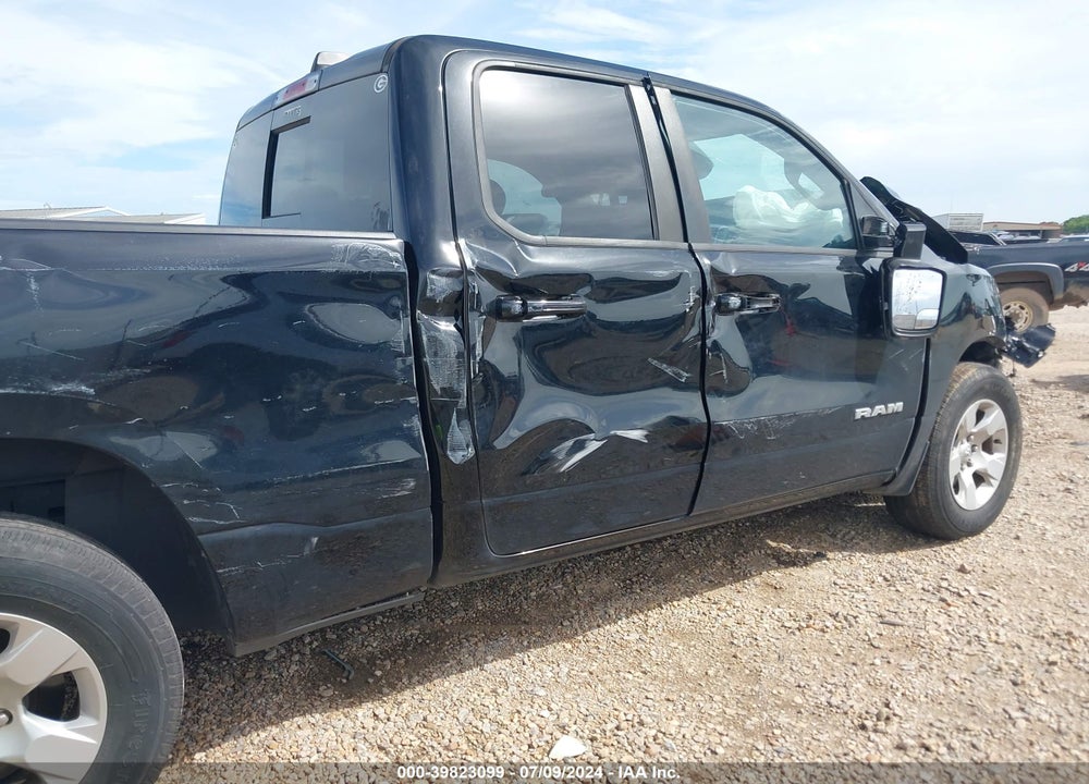 2021 RAM 1500 BIG HORN QUAD CAB 4X2 6'4 BOX VIN: 1C6RREBG7MN530356