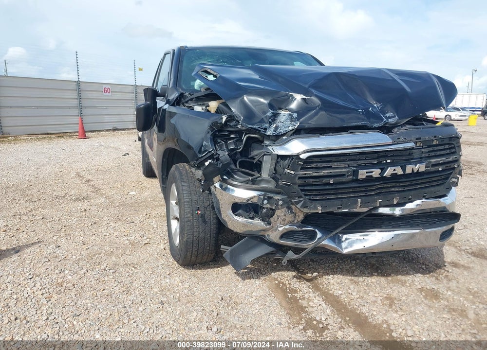 2021 RAM 1500 BIG HORN QUAD CAB 4X2 6'4 BOX VIN: 1C6RREBG7MN530356