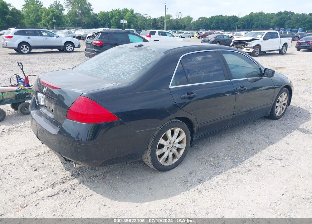2007 HONDA ACCORD 3.0 EX VIN: 1HGCM66507A051947