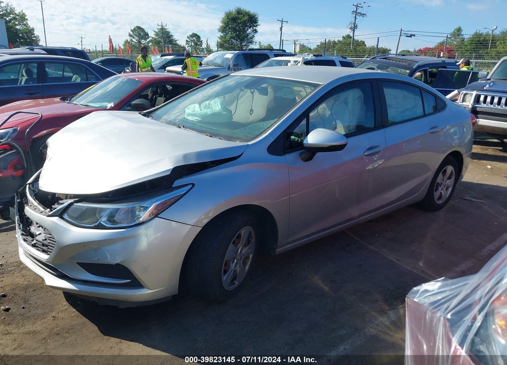 2017 CHEVROLET CRUZE LS AUTO VIN: 1G1BC5SM9H7133302
