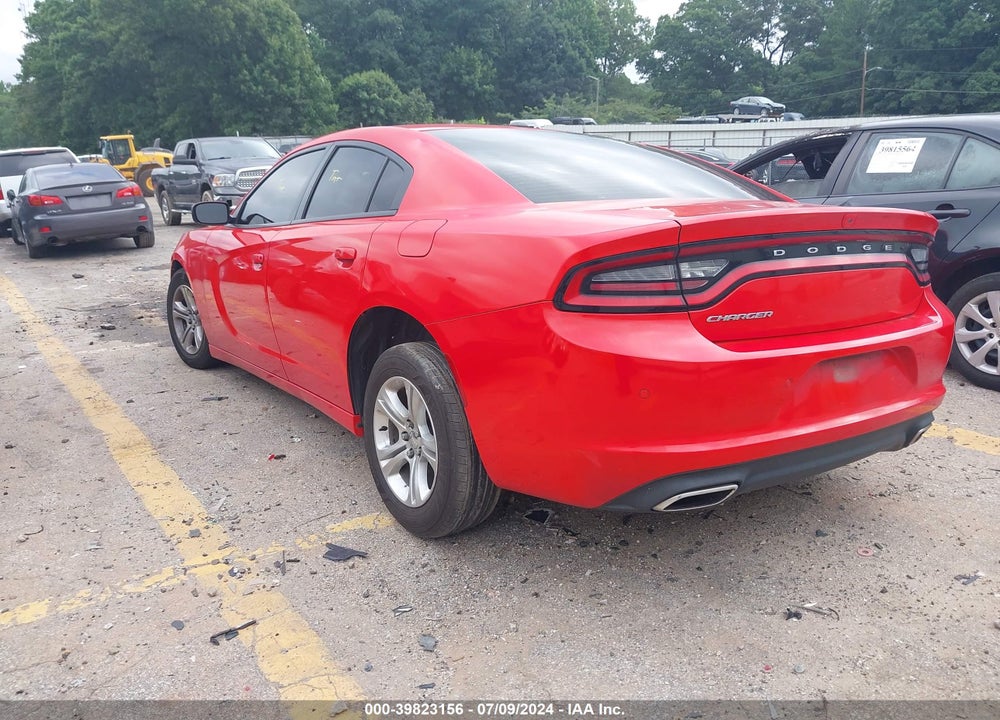 2019 DODGE CHARGER SXT RWD VIN: 2C3CDXBG6KH554473