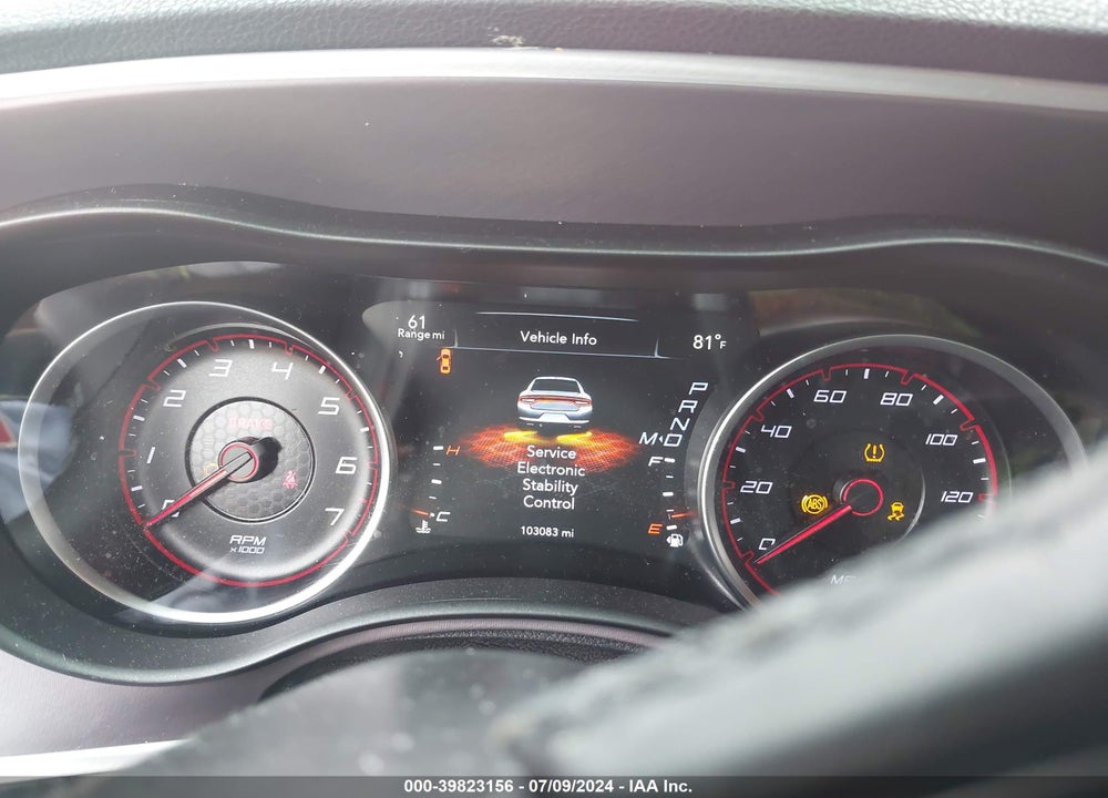 2019 DODGE CHARGER SXT RWD VIN: 2C3CDXBG6KH554473