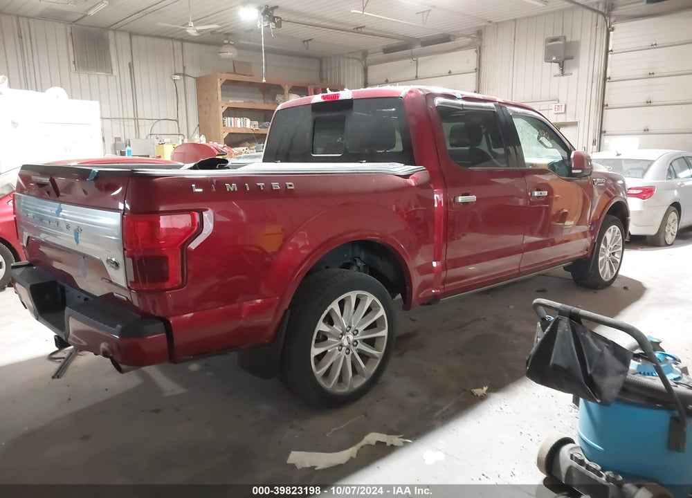 2019 FORD F-150 LIMITED VIN: 1FTEW1EG4KFB04068