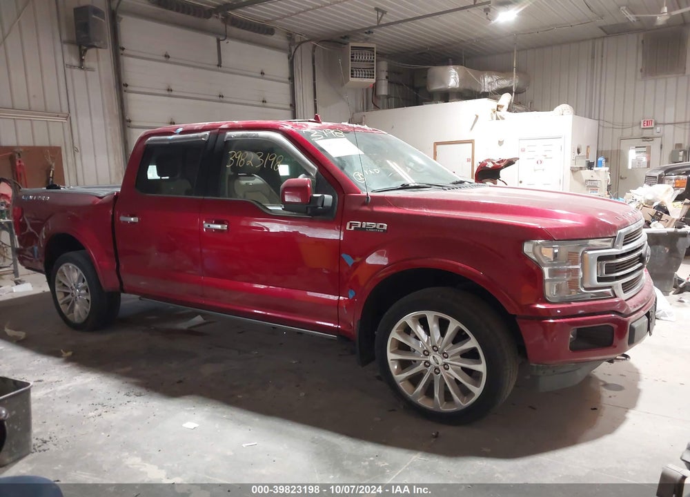 2019 FORD F-150 LIMITED VIN: 1FTEW1EG4KFB04068