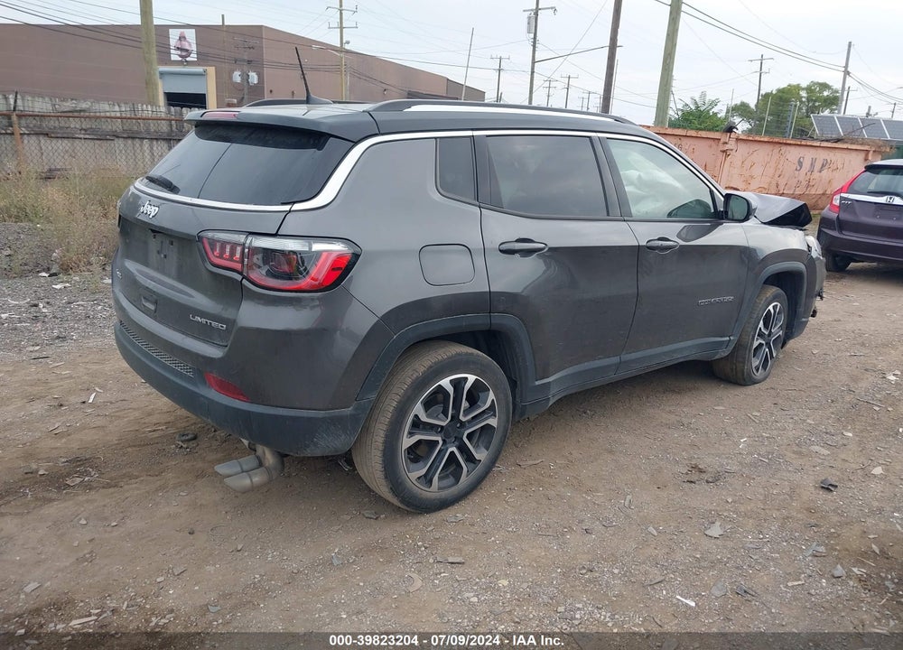 2022 JEEP COMPASS LIMITED 4X4 VIN: 3C4NJDCB9NT176580