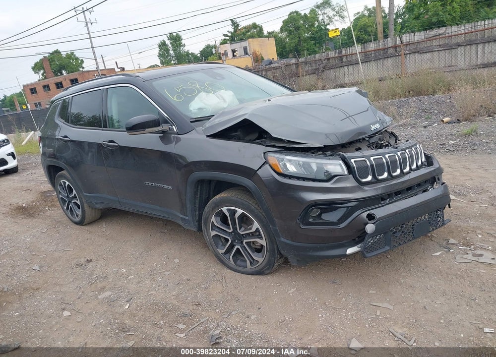 2022 JEEP COMPASS LIMITED 4X4 VIN: 3C4NJDCB9NT176580