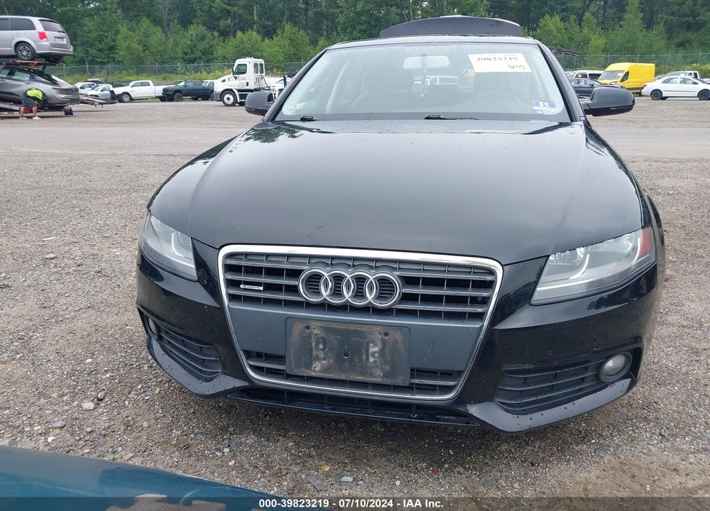 2011 AUDI A4 2.0T PREMIUM VIN: WAUBFAFL5BN036235