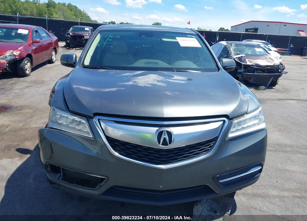 2014 ACURA MDX TECHNOLOGY PACKAGE VIN: 5FRYD4H40EB046313