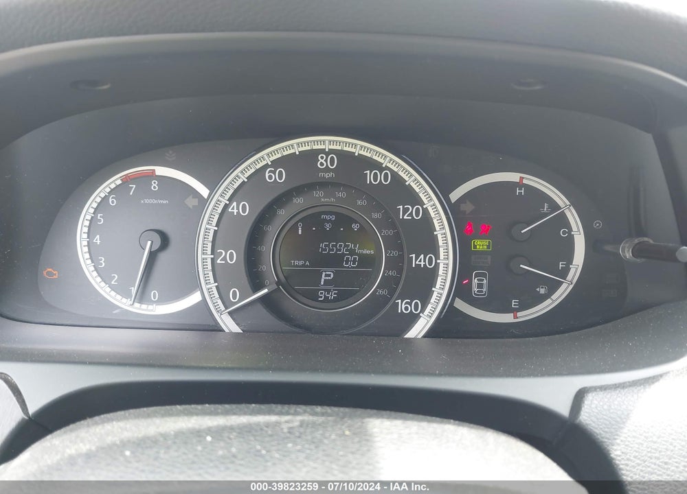 2013 HONDA ACCORD EX-L VIN: 1HGCR2F82DA114918