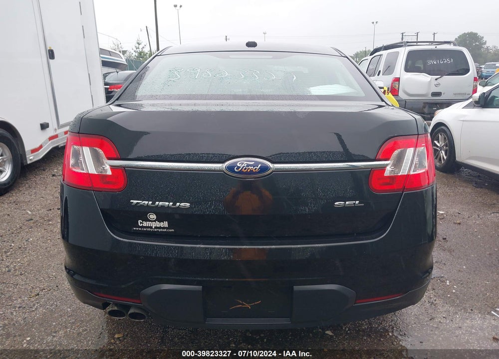 2012 FORD TAURUS SEL VIN: 1FAHP2EW8CG125210