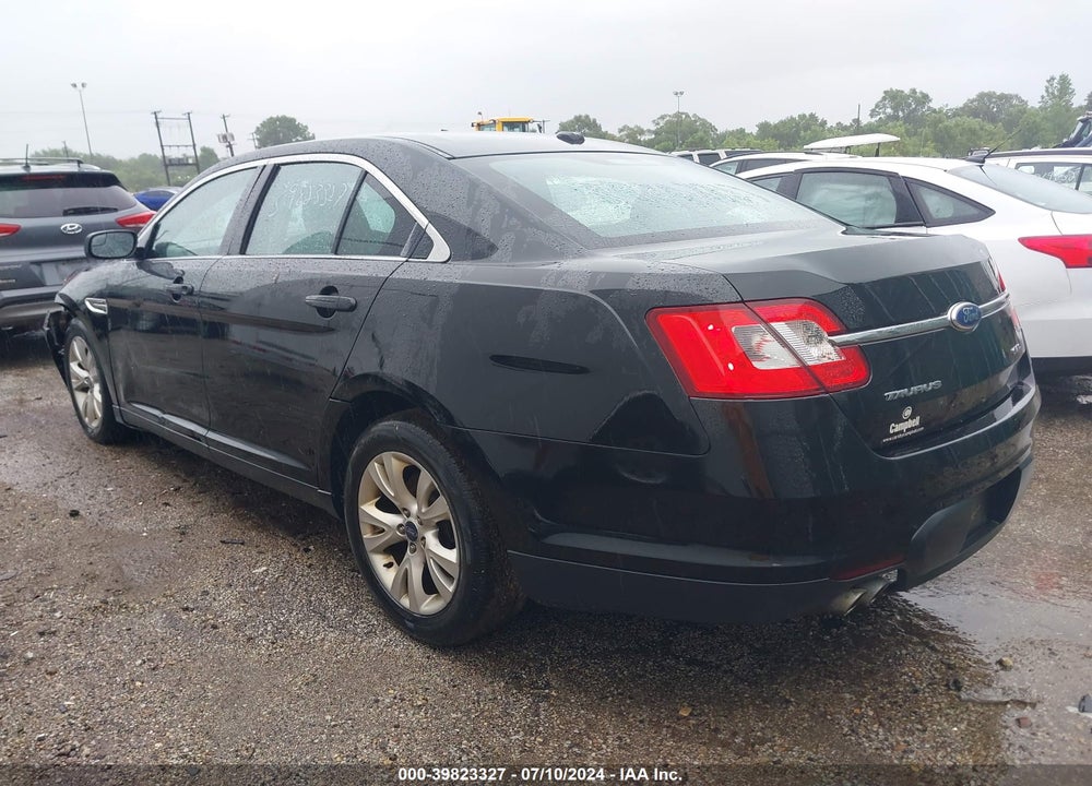 2012 FORD TAURUS SEL VIN: 1FAHP2EW8CG125210