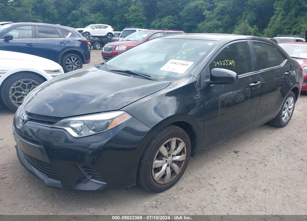 2016 TOYOTA COROLLA LE VIN: 2T1BURHE2GC677925