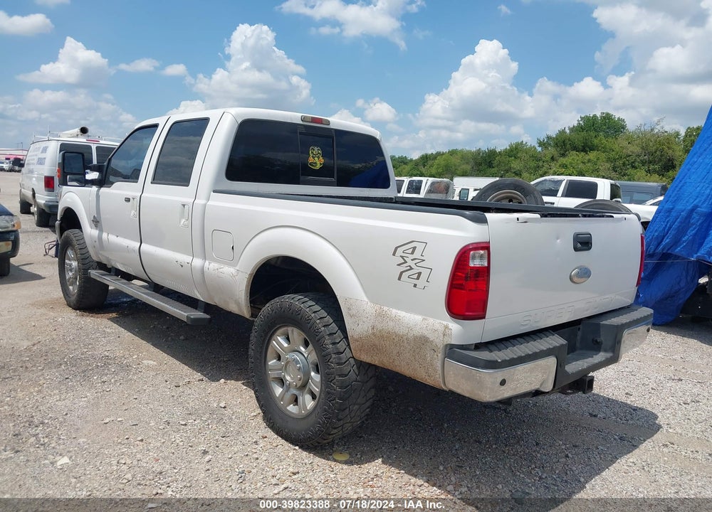 2012 FORD F-250 LARIAT VIN: 1FT7W2BT6CEA56466