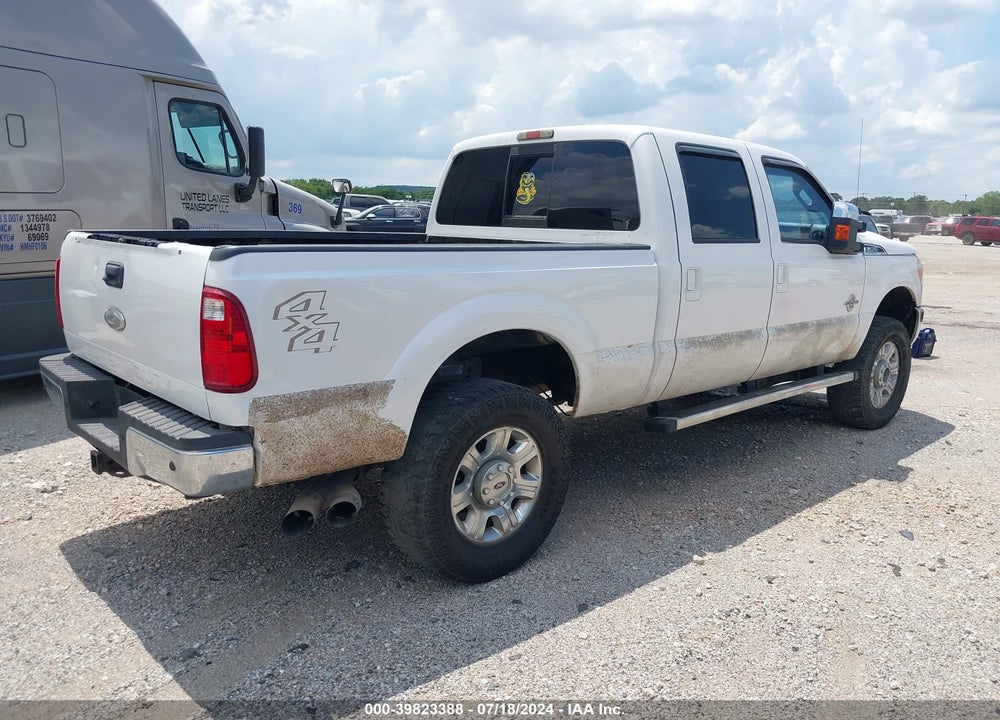 2012 FORD F-250 LARIAT VIN: 1FT7W2BT6CEA56466