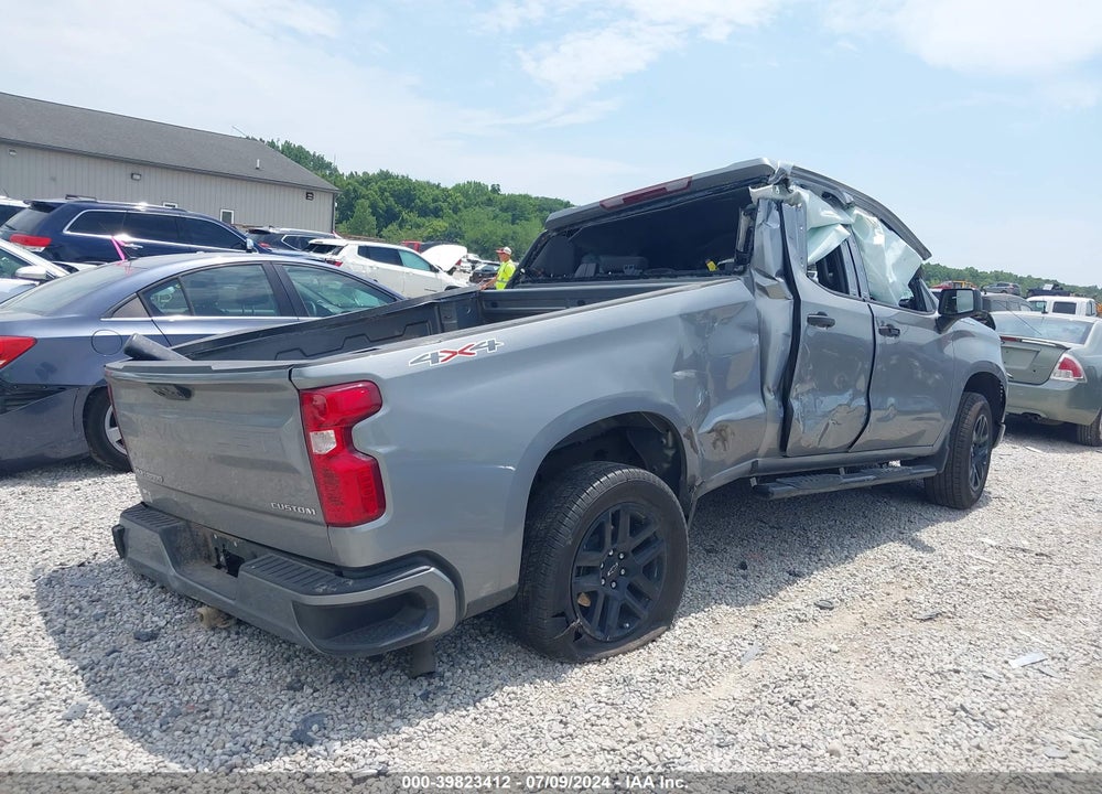 2023 CHEVROLET SILVERADO 1500 4WD DOUBLE CAB STANDARD BED CUSTOM VIN: 1GCRDBEK5PZ284362