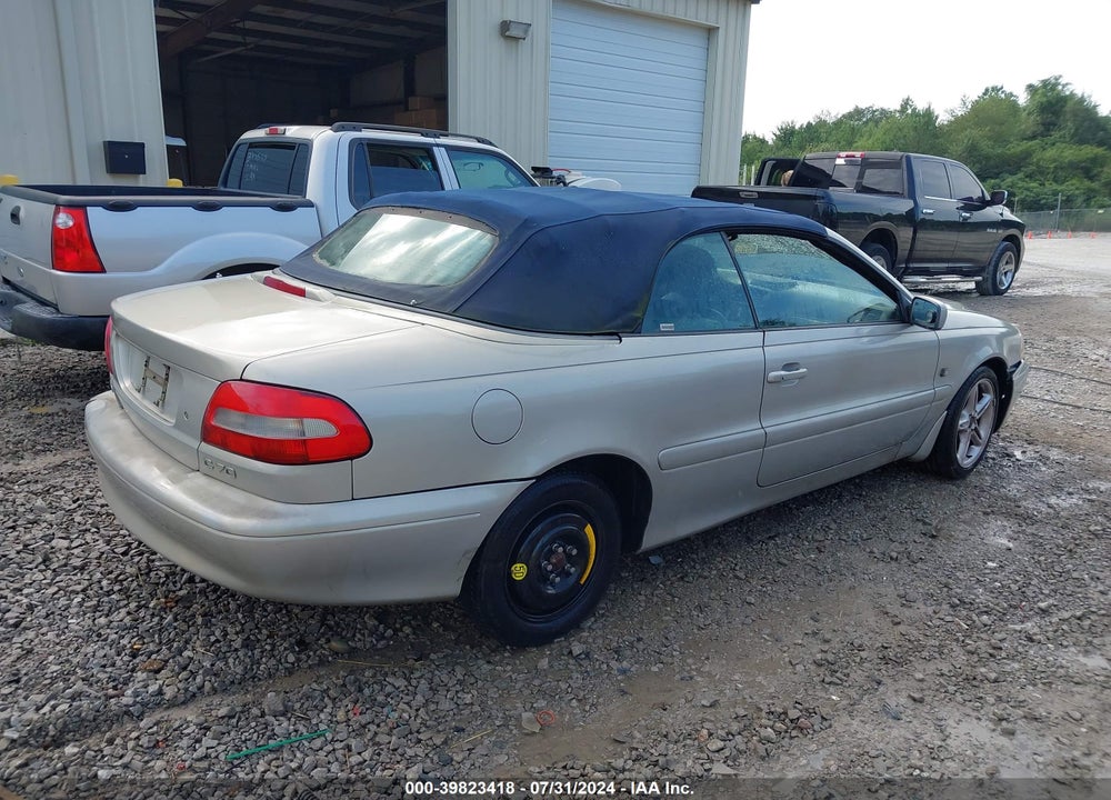 2000 VOLVO C70 HT VIN: YV1NC53DXYJ007160