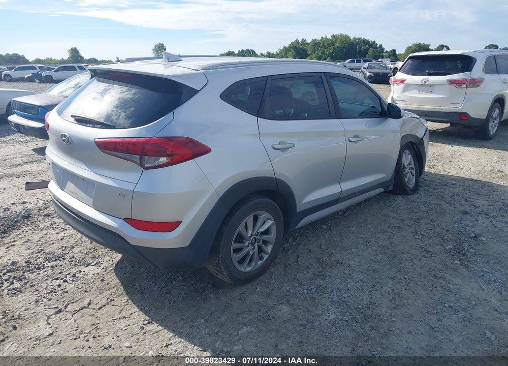 2018 HYUNDAI TUCSON SEL VIN: KM8J3CA40JU766895