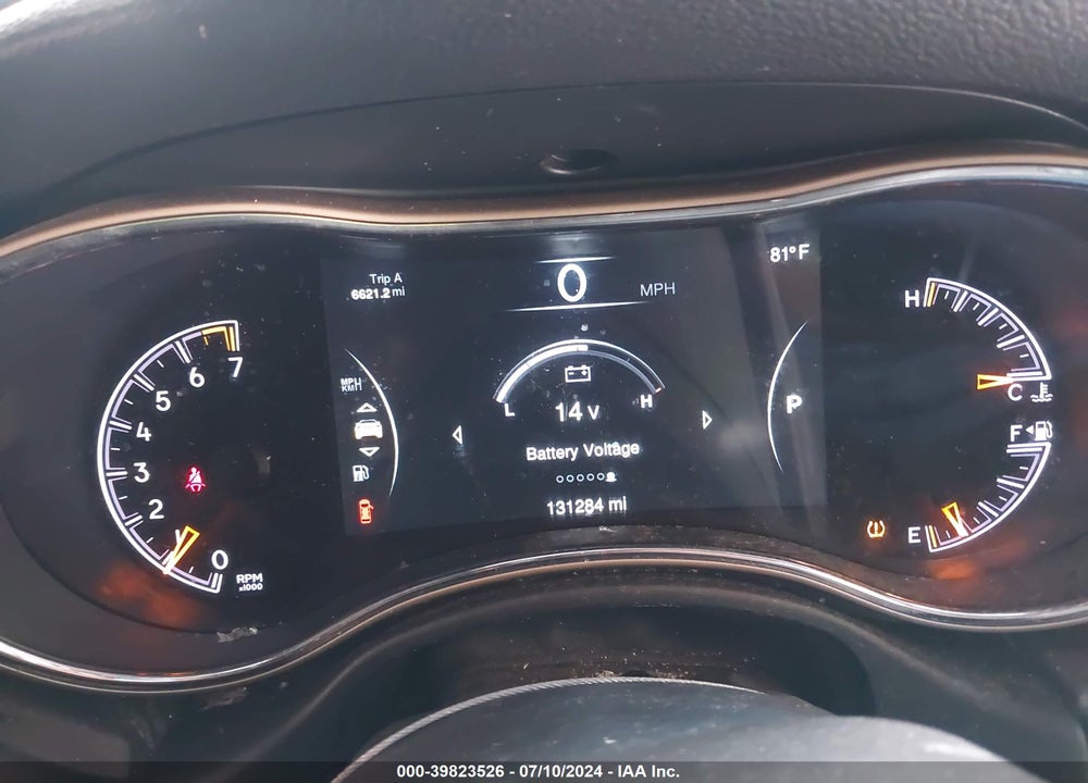 2015 CHEROKEE JEEP GRAND  ALTITUDE VIN: 1C4RJFAG1FC676161