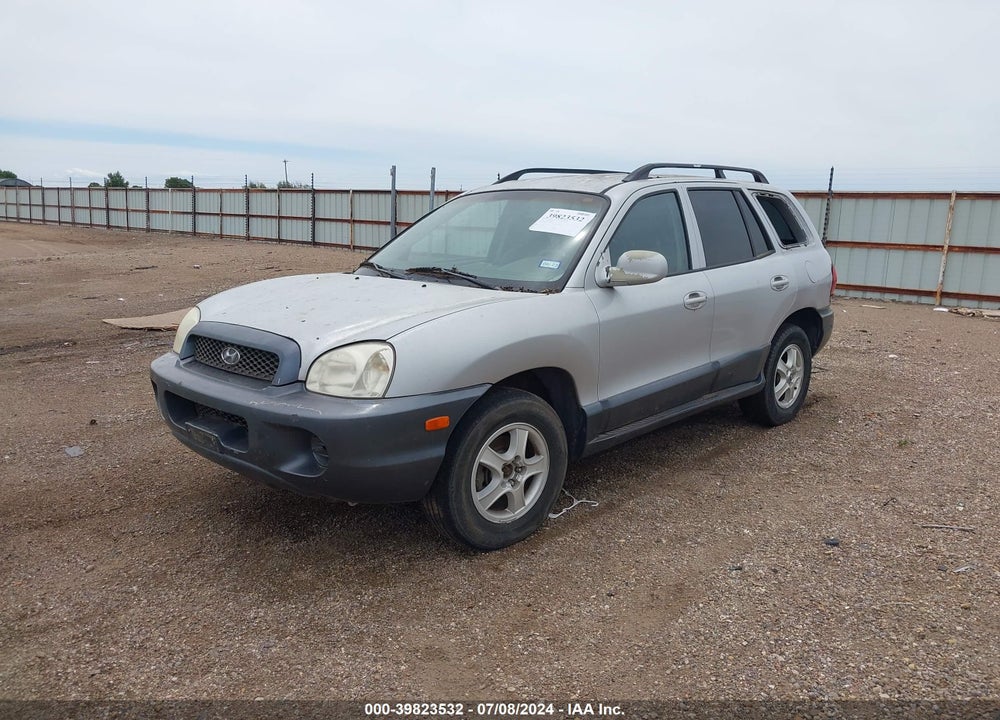 2004 HYUNDAI SANTA FE GLS VIN: KM8SC73DX4U699932