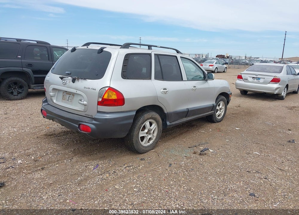 2004 HYUNDAI SANTA FE GLS VIN: KM8SC73DX4U699932