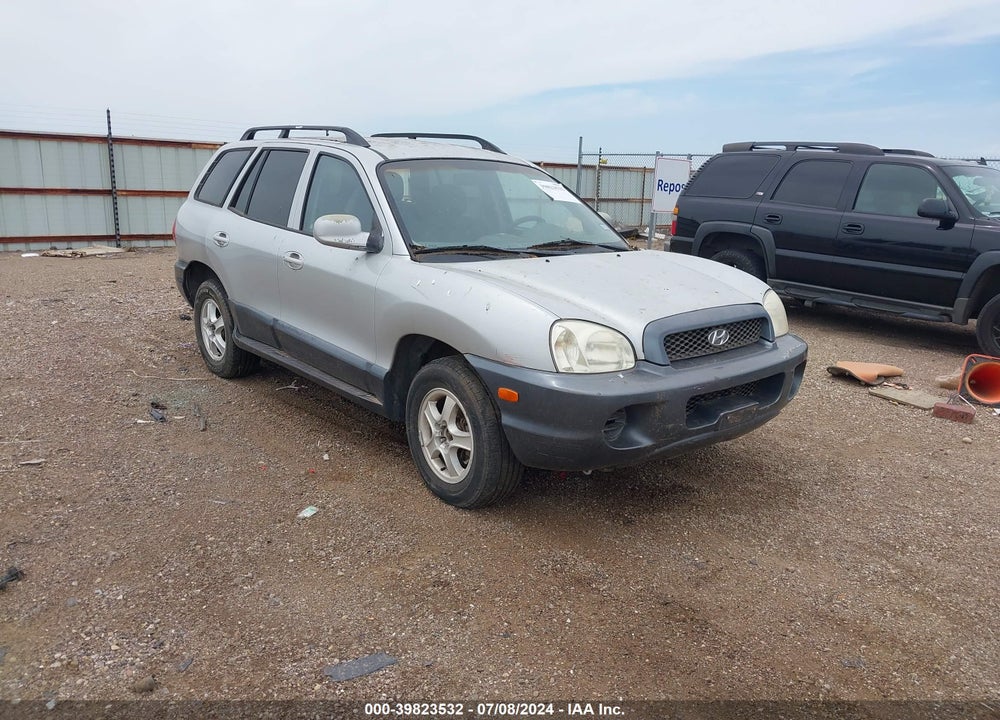 2004 HYUNDAI SANTA FE GLS VIN: KM8SC73DX4U699932