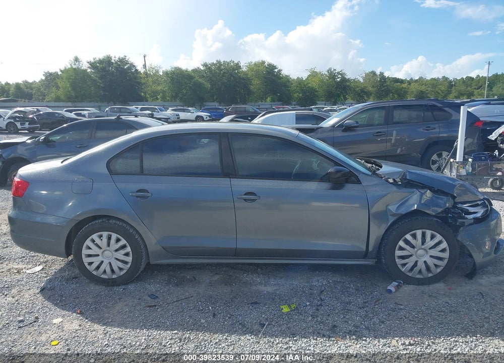 2012 VOLKSWAGEN JETTA 2.0L S VIN: 3VW2K7AJ7CM384912