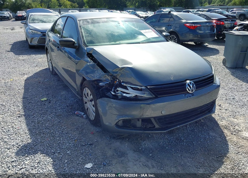 2012 VOLKSWAGEN JETTA 2.0L S VIN: 3VW2K7AJ7CM384912