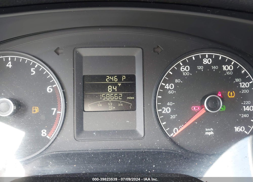 2012 VOLKSWAGEN JETTA 2.0L S VIN: 3VW2K7AJ7CM384912