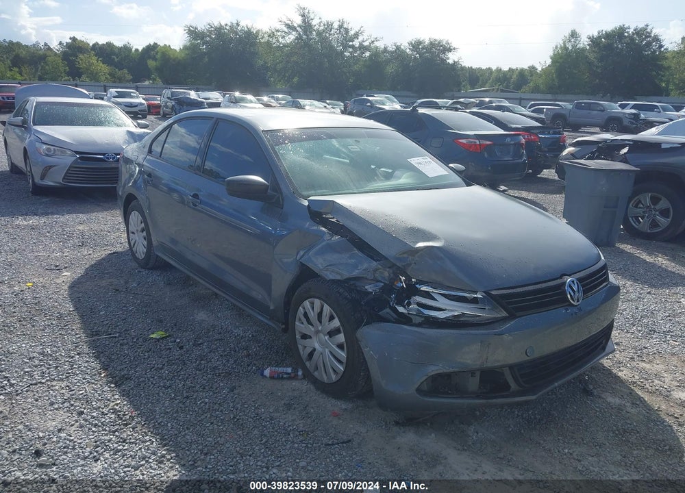 2012 VOLKSWAGEN JETTA 2.0L S VIN: 3VW2K7AJ7CM384912