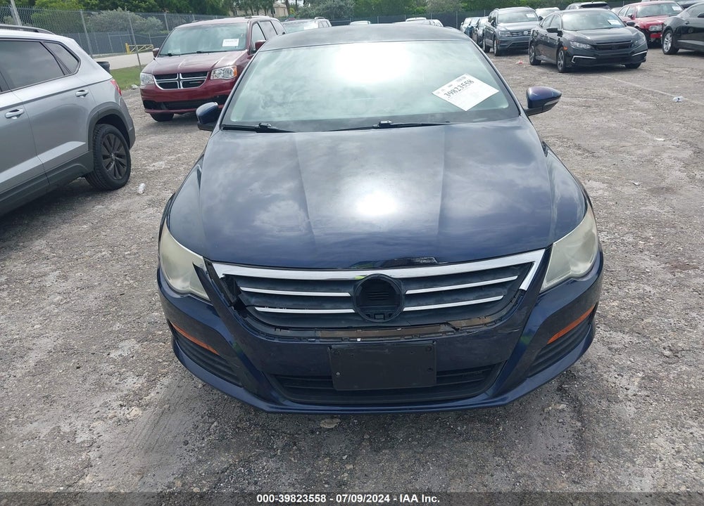 2012 VOLKSWAGEN CC SPORT VIN: WVWMN7AN6CE544158