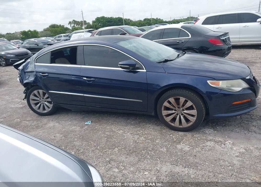 2012 VOLKSWAGEN CC SPORT VIN: WVWMN7AN6CE544158
