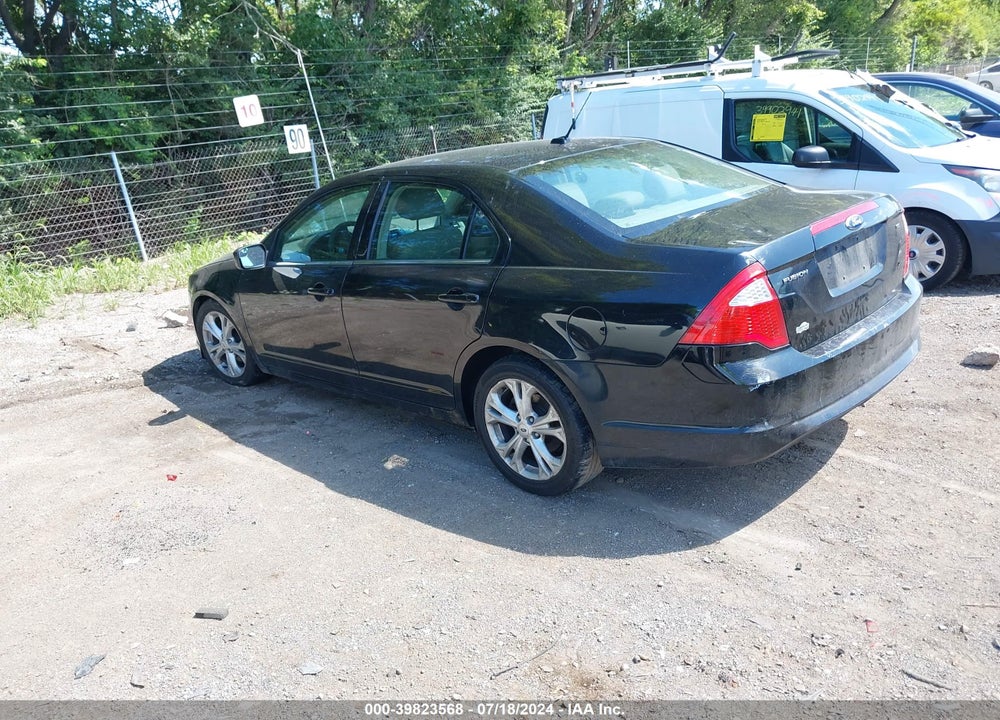 2012 FORD FUSION SE VIN: 3FAHP0HA1CR158448