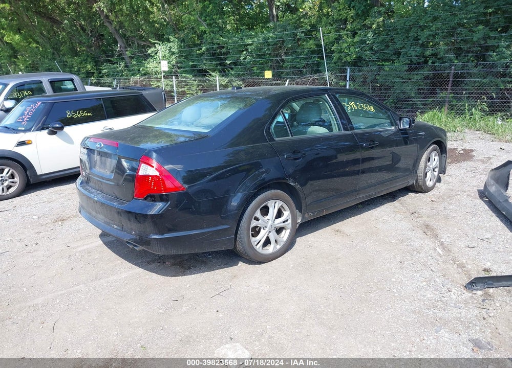 2012 FORD FUSION SE VIN: 3FAHP0HA1CR158448
