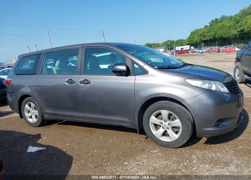 2017 TOYOTA SIENNA L 7 PASSENGER VIN: 5TDZZ3DC6HS837816