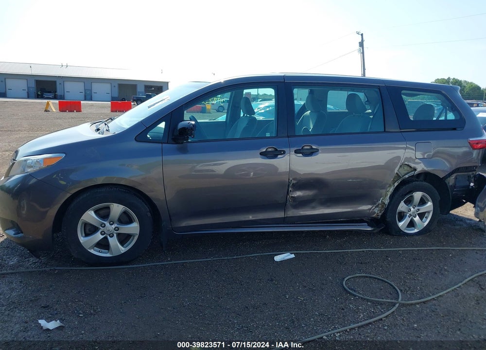 2017 TOYOTA SIENNA L 7 PASSENGER VIN: 5TDZZ3DC6HS837816