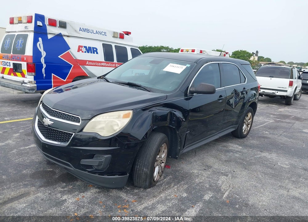 2012 CHEVROLET EQUINOX LS VIN: 2GNALBEK5C1142801