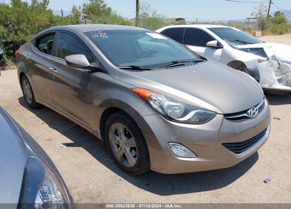 2012 HYUNDAI ELANTRA GLS VIN: 5NPDH4AE0CH094030