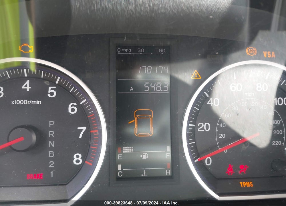 2007 HONDA CR-V EX VIN: JHLRE485X7C051629