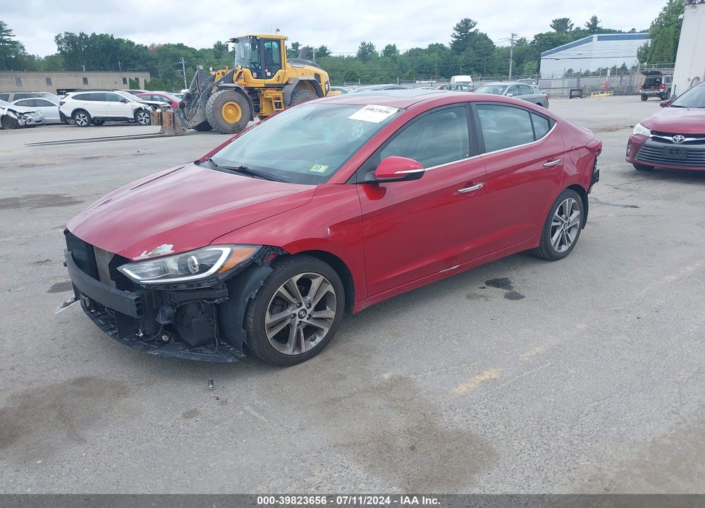 2017 HYUNDAI ELANTRA LIMITED VIN: KMHD84LF5HU283562