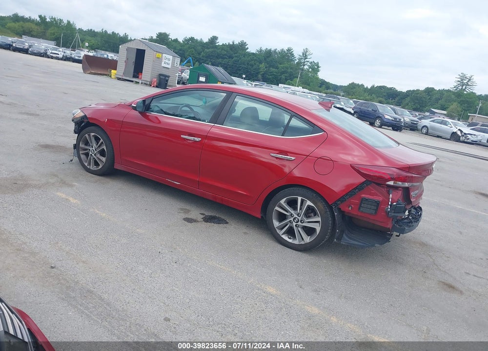 2017 HYUNDAI ELANTRA LIMITED VIN: KMHD84LF5HU283562