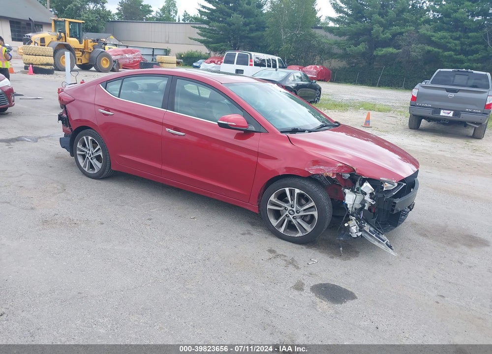2017 HYUNDAI ELANTRA LIMITED VIN: KMHD84LF5HU283562