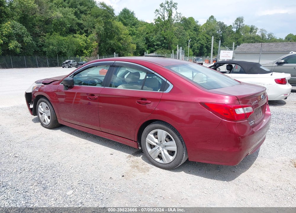 2017 SUBARU LEGACY 2.5I VIN: 4S3BNAA68H3010479