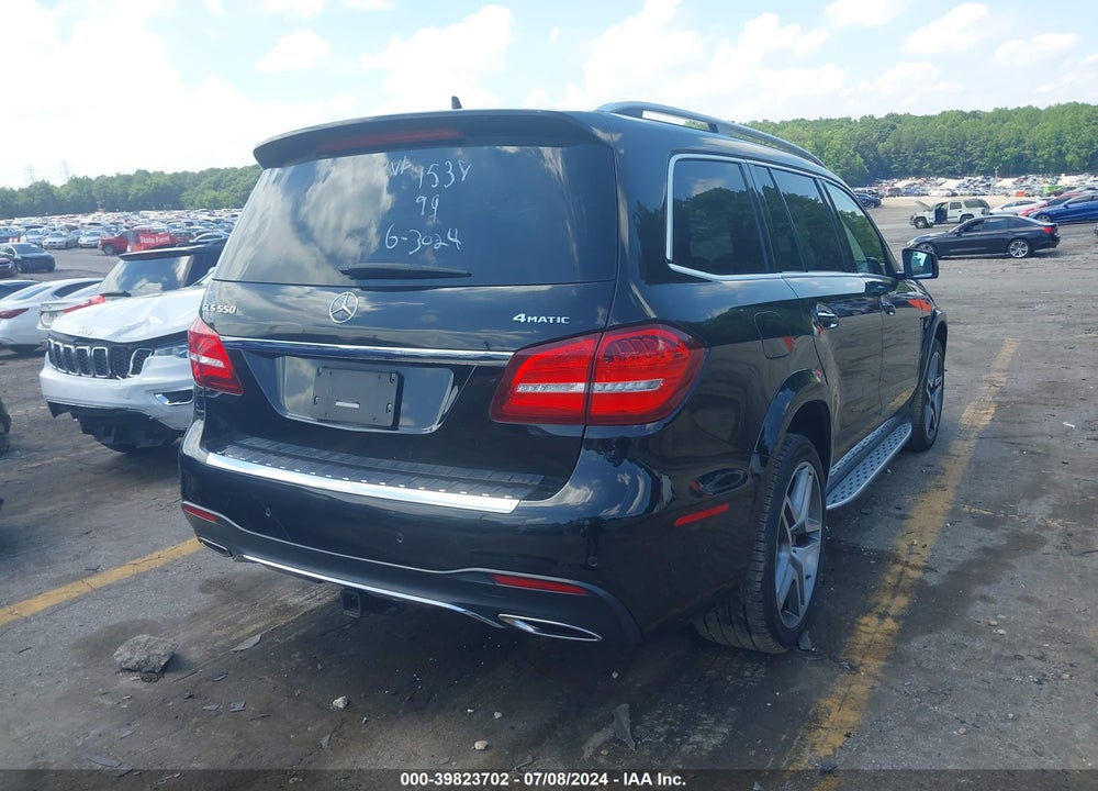 2017 MERCEDES-BENZ GLS 550 4MATIC VIN: 4JGDF7DE4HA891538