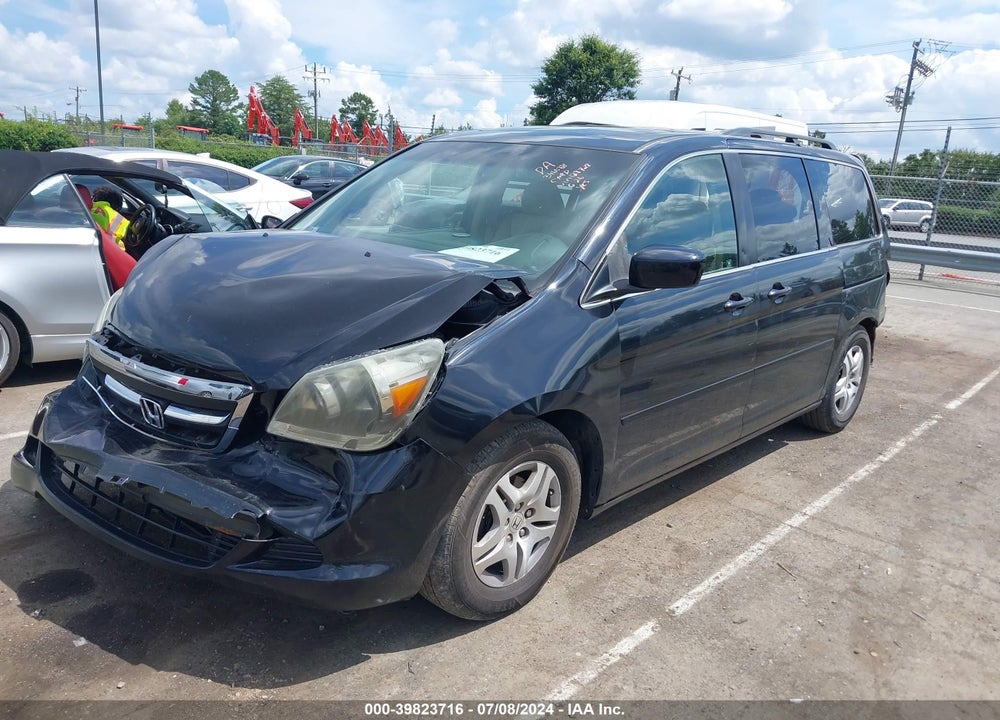 2007 HONDA ODYSSEY EX-L VIN: 5FNRL38627B128728