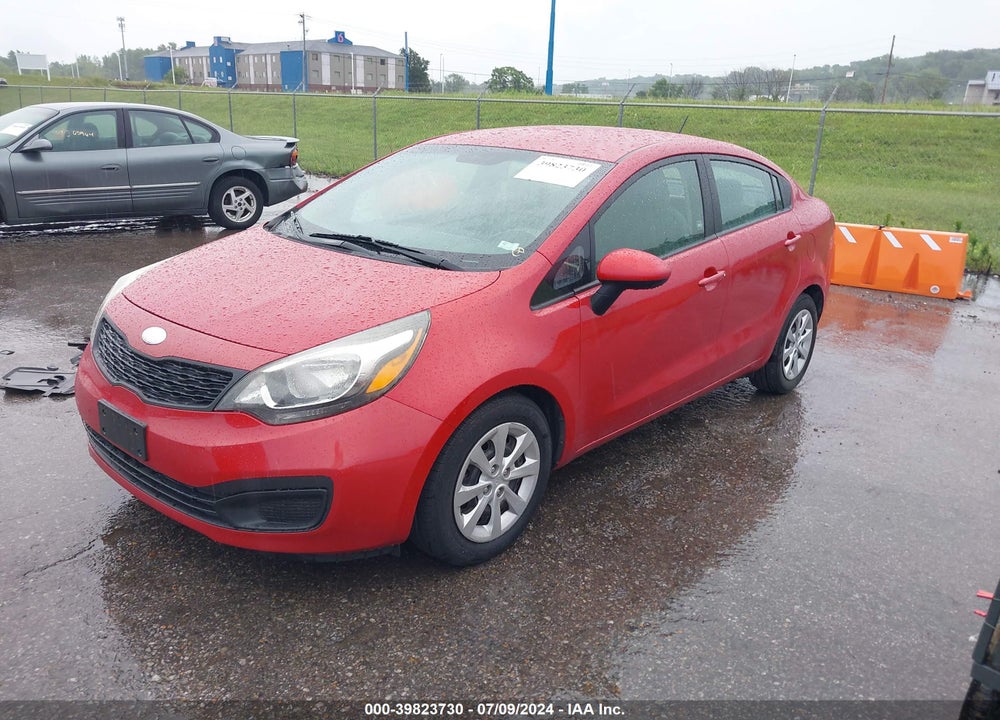 2014 KIA RIO LX VIN: KNADM4A38E6357787