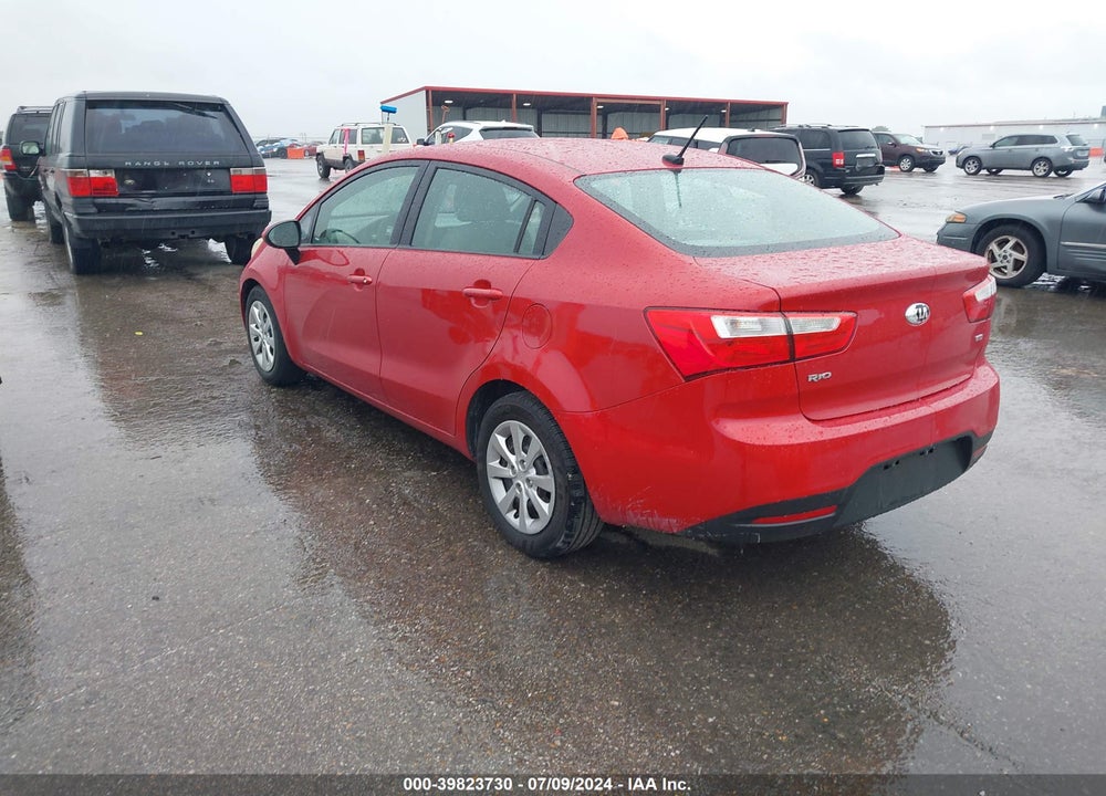 2014 KIA RIO LX VIN: KNADM4A38E6357787