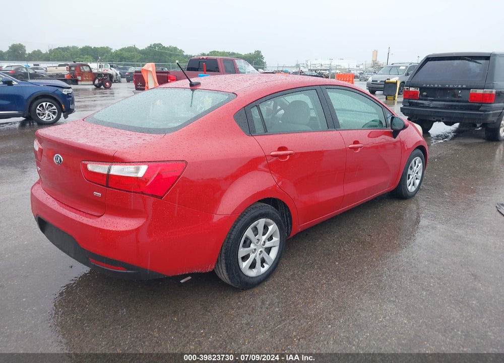 2014 KIA RIO LX VIN: KNADM4A38E6357787