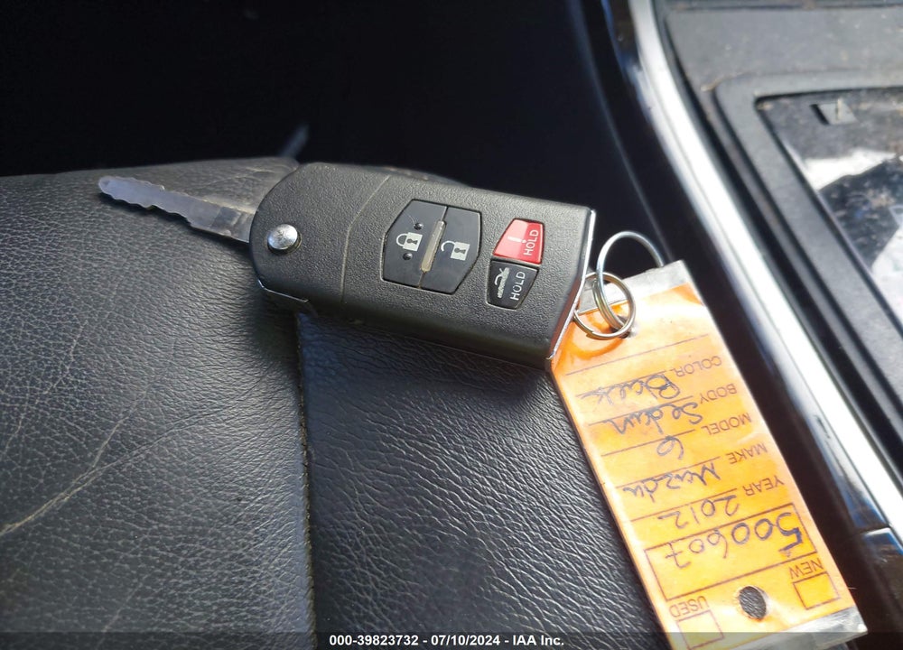2012 MAZDA 6 I TOURING VIN: 1YVHZ8DH8C5M06648