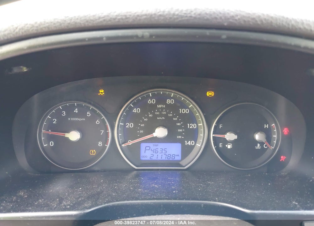 2011 HYUNDAI SANTA FE GLS VIN: 5XYZG3AB9BG009541